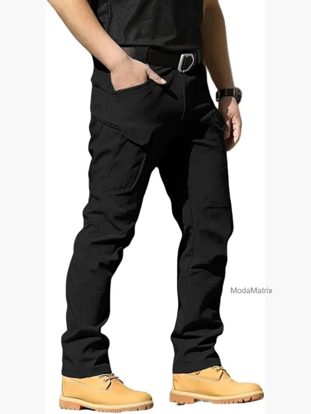 Men's Lightweight Tactical Cargo Pants Water Resistant Hiking Pants with Pockets